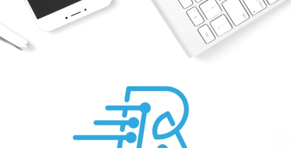 Шаблон логотипа на тему графика