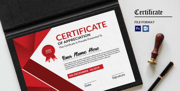 Шаблон сертификата на тему графика