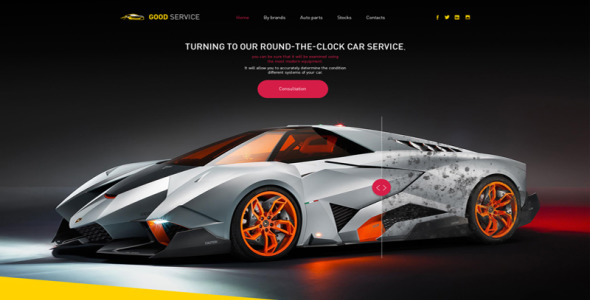 PSD шаблон на тему графика