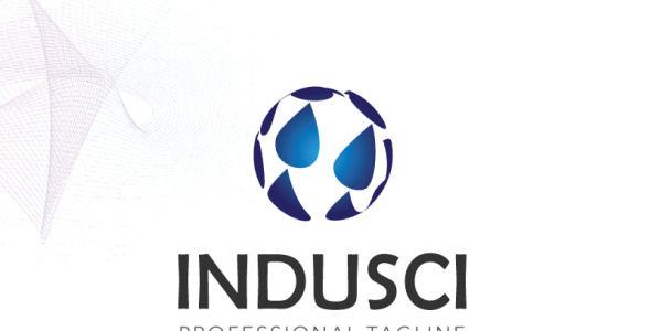 Шаблон логотипа на тему графика