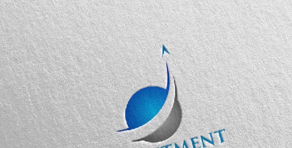 Шаблон логотипа на тему графика