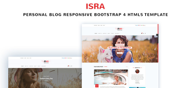 шаблон сайта личного блога