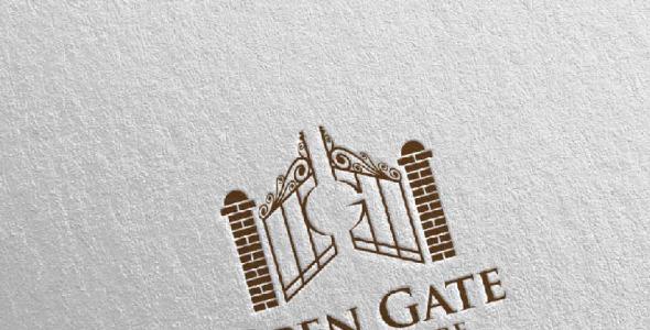 Шаблон логотипа на тему графика