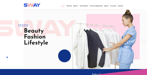 Influencer Moto CMS 3 Template