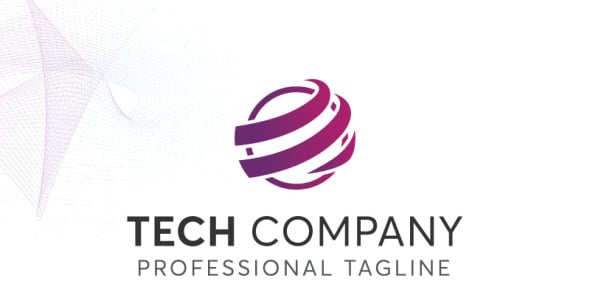 Шаблон логотипа на тему графика