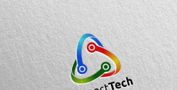 Шаблон логотипа на тему графика