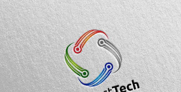 Шаблон логотипа на тему графика