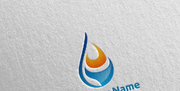 Шаблон логотипа на тему графика