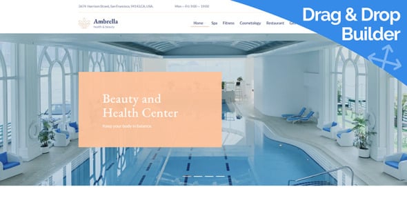 шаблон beauty and wellness moto cms 3