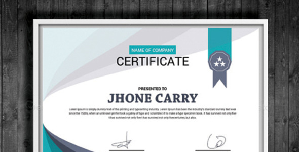 Шаблон сертификата на тему графика