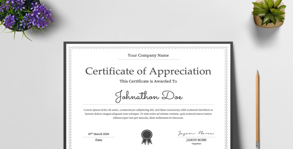 Шаблон сертификата на тему графика