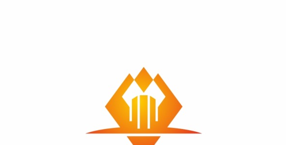 Шаблон логотипа на тему графика