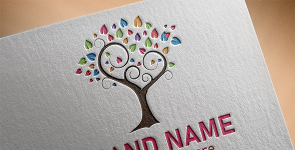 Шаблон логотипа на тему графика