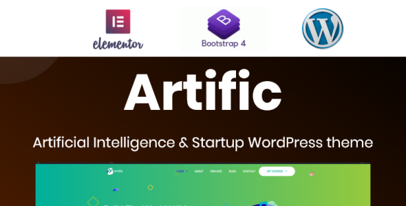 искусственный интеллект и запуск bootstrap wordpress elementor theme