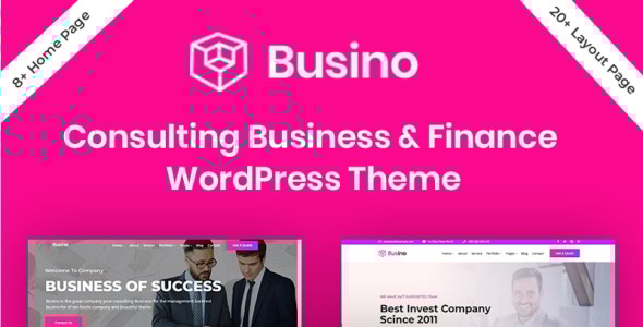 бизнес-консалтинг и финансы wordpress тема