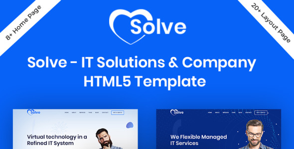 it solutions &amp; company html5 шаблон веб-сайта