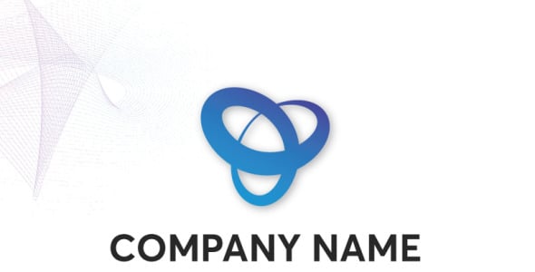 Шаблон логотипа на тему графика