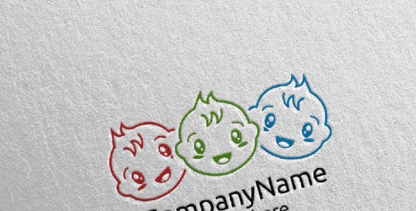 Шаблон логотипа на тему графика