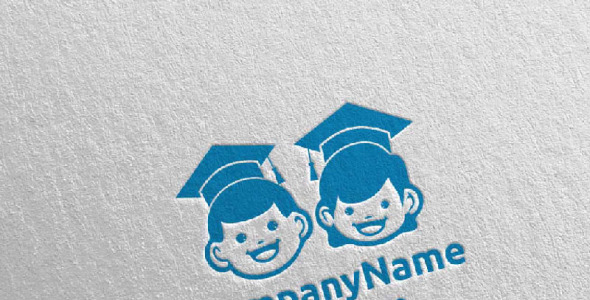 Шаблон логотипа на тему графика