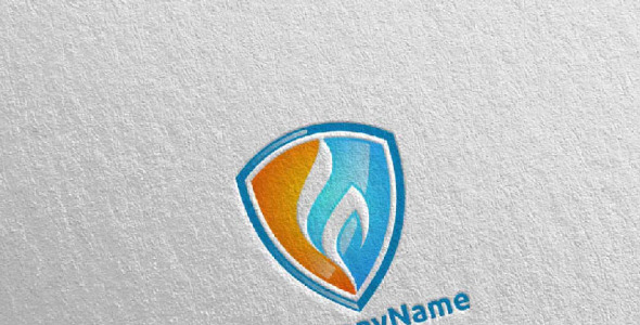 Шаблон логотипа на тему графика