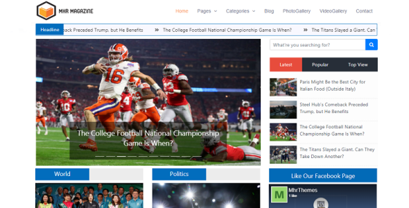 тема журнала wordpress