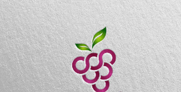 Шаблон логотипа на тему графика