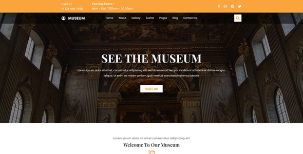 Адаптивный PSD шаблон на тему искусство