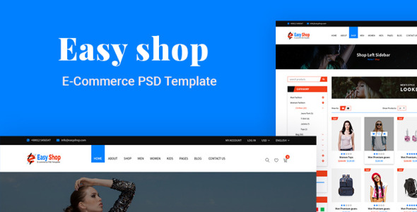 PSD шаблон на тему мода