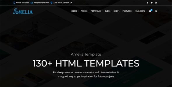 все в одном шаблоне бизнес-сайта