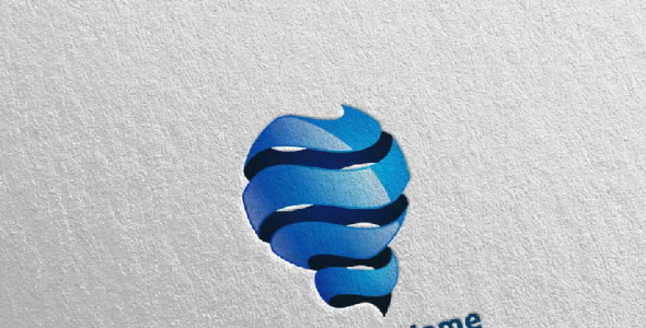 Шаблон логотипа на тему графика