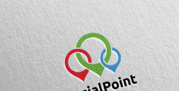 Шаблон логотипа на тему графика