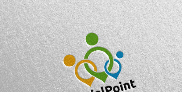 Шаблон логотипа на тему графика