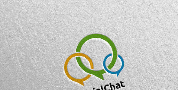 Шаблон логотипа на тему графика