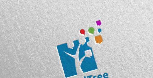 Шаблон логотипа на тему графика