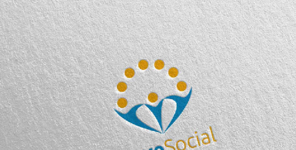 Шаблон логотипа на тему графика