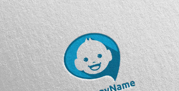 Шаблон логотипа на тему графика