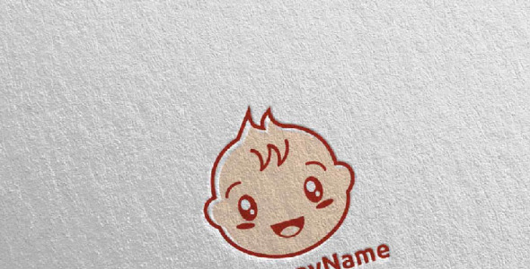 Шаблон логотипа на тему графика