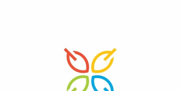 Шаблон логотипа на тему графика