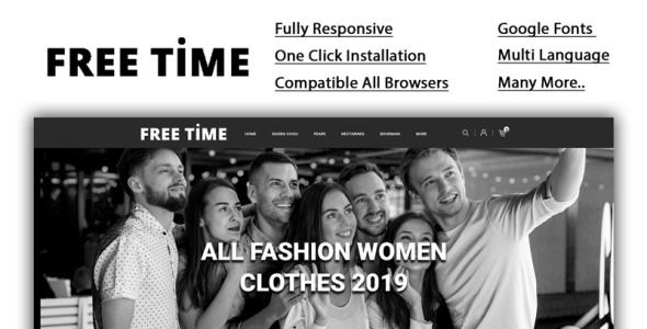 шаблон модного магазина opencart