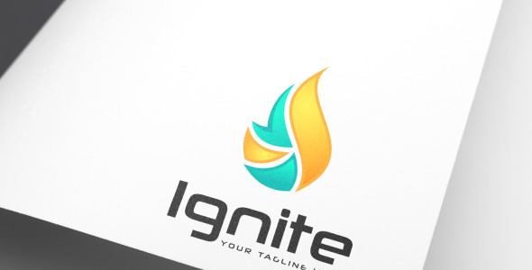 Шаблон логотипа на тему графика