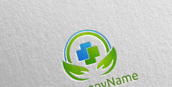 Шаблон логотипа на тему графика