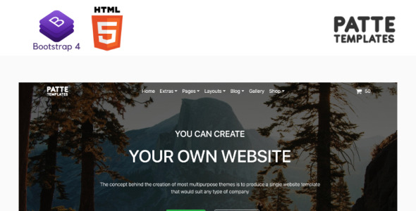 Patte Website Template