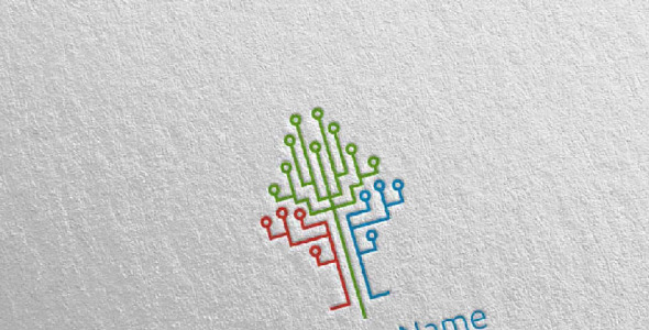 Шаблон логотипа на тему графика