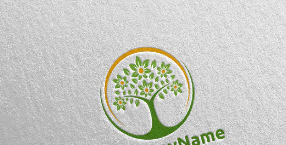 Шаблон логотипа на тему графика