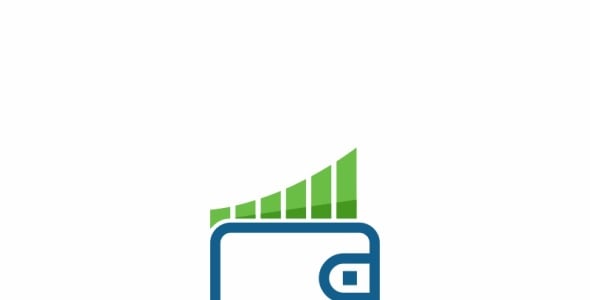 Шаблон логотипа на тему графика