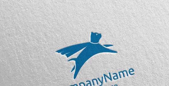 Шаблон логотипа на тему графика