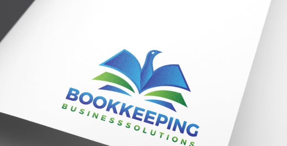 Шаблон логотипа на тему графика