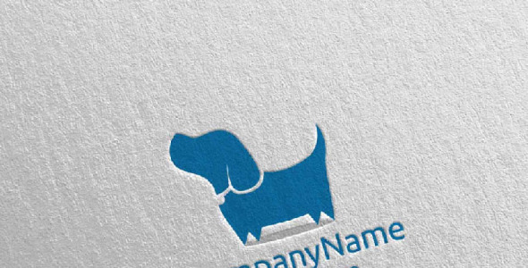 Шаблон логотипа на тему графика