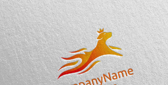 Шаблон логотипа на тему графика