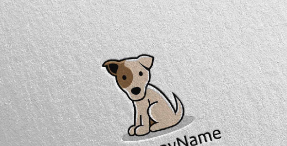 Шаблон логотипа на тему графика